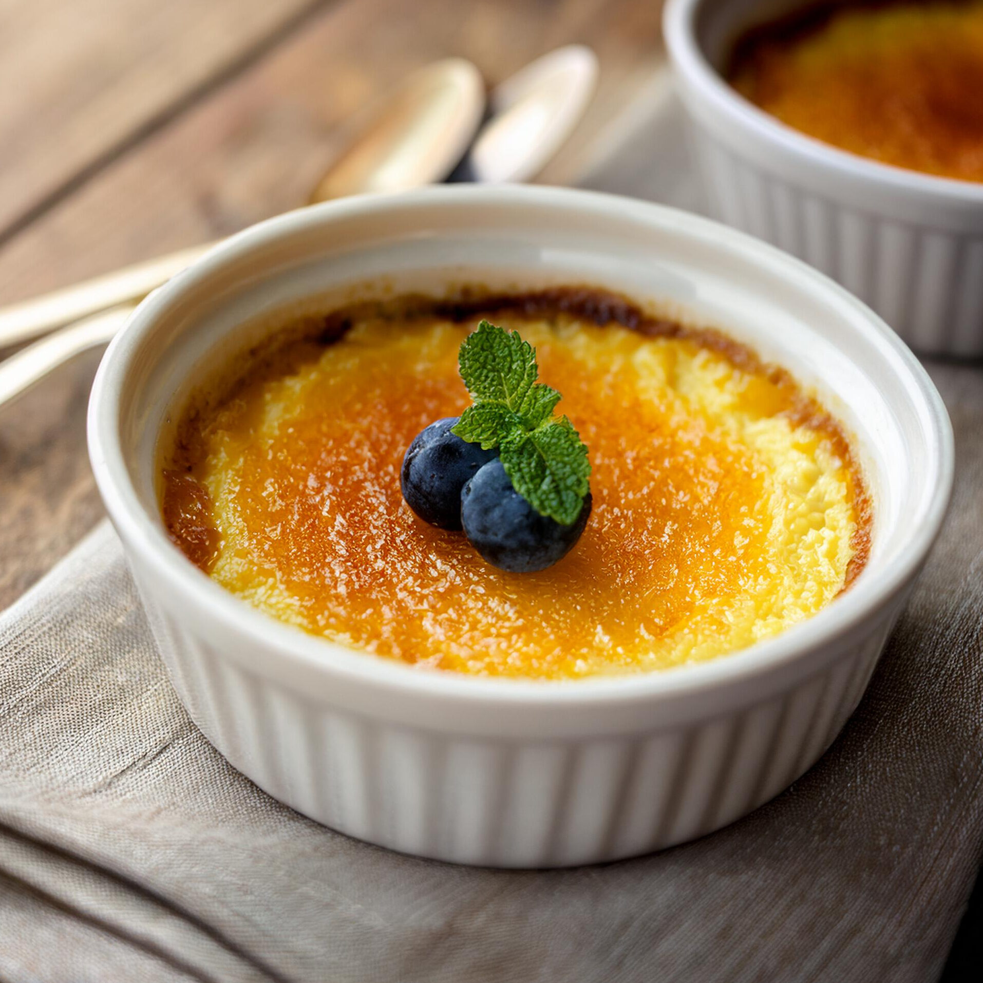 What is the secret to crème brûlée?