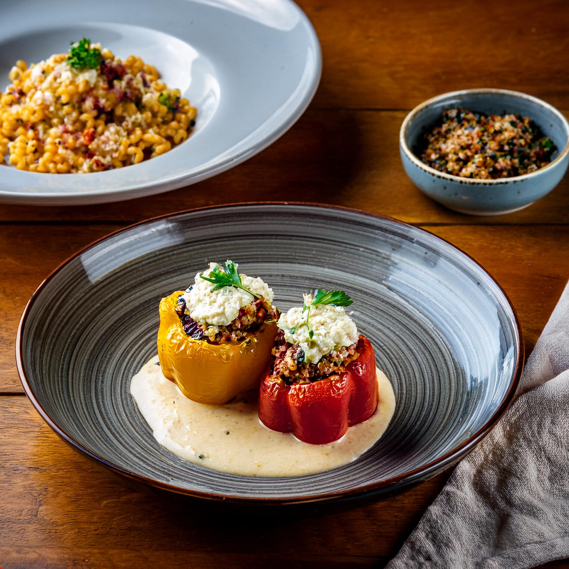 Cottage Cheese Stuffed Peppers